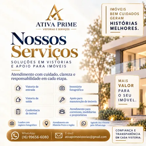 Serviços de Vistorias Imobiliárias