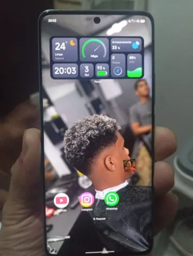 POCO X7 VERDE 256GB 8 DE RAM + CARREGADOR