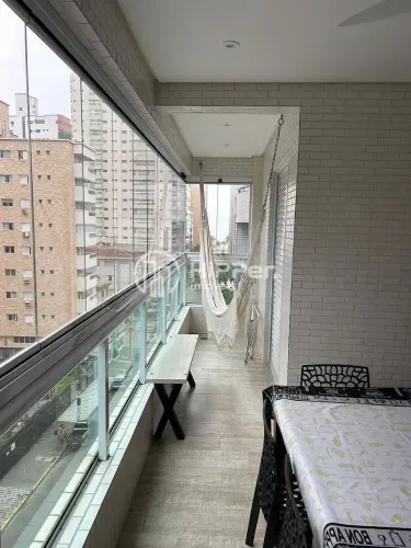 Em Praia Grande com vista do mar!