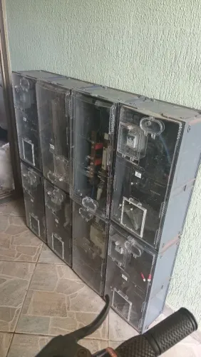 Quadro de energia 6 medidores 