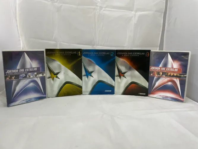 DVD Jornada nas Estrelas A Série Clássica 1 a 3 + 2 Longa-Metragem