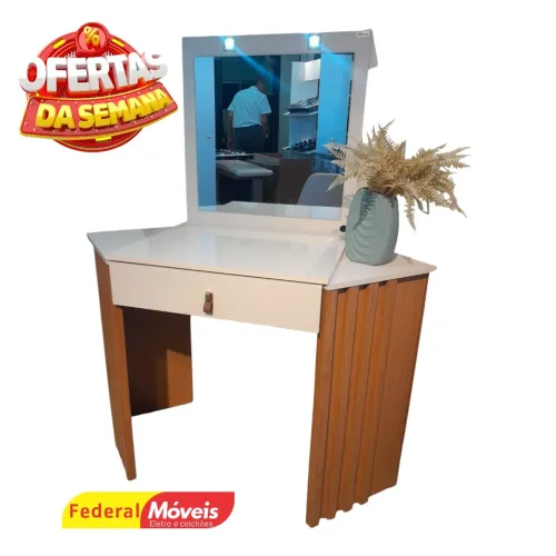 Penteadeira Camarim de Canto c/ Led Novidade - Fazemos Entregas 