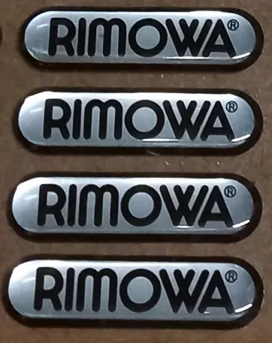 4 Adesivo logotipo para mala Rimowa