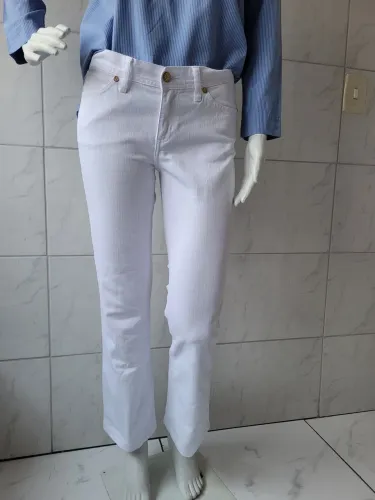 Calça branca TORY BURCH.