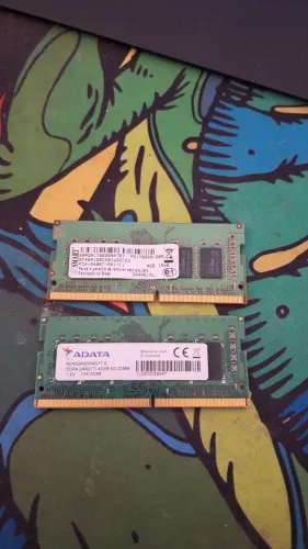 Memória ram DDR4 para notebook 2X4gb