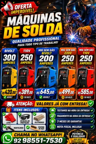 Máquina de solda Inversora