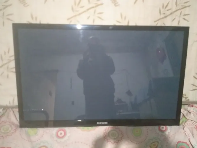 Vendo TV com defeito parou do nada só fica no stand bay 43 polegadas  plasma 