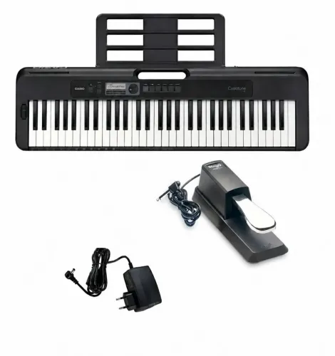 Teclado Musical Casio Ct-s300 + Fonte + Pedal Sustain + Apoio para partitura