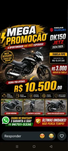 DK 150 NOVA IMPERDÍVEL Suzuki