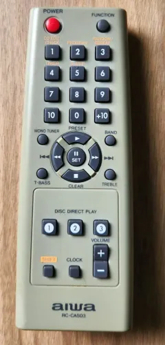 Controle Remoto Aiwa RC-CAS03