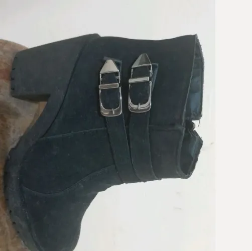 Coturno feminino valentina preto 36