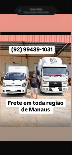 Frete caminhão baú/mudanças