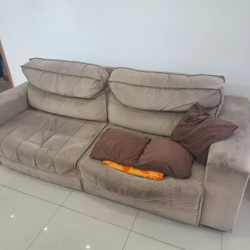 Sofá reclinável 