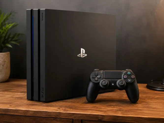 PS4 PRO + CONTROLE ORIGINAL + CABOS