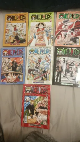 Mangas One Piece volumes 1 ao 7