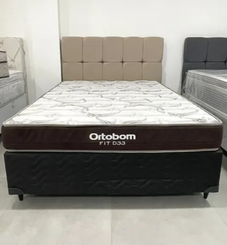 Cama box Casal Ortobom Fit D33 - Entrega Grátis pra Fortaleza 