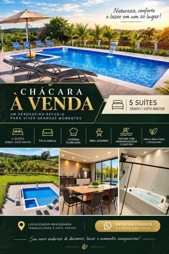 Térrea para venda possui 450 metros quadrados com 5 quartos em Zona Rural - Aragoiânia - G