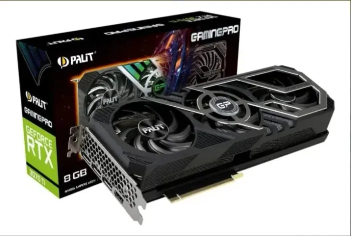 Placa de Vídeo Nvidia Palit GamingPro GeForce RTX 3070 Ti 8GB GDDR6X 8K