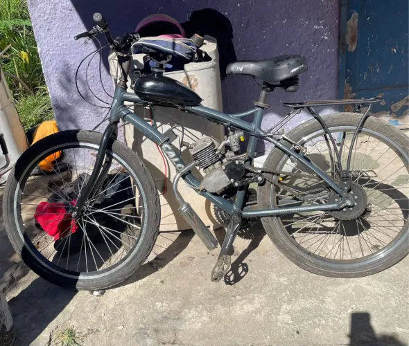 Bike motorizada 80cc com quadro de alumínio só pegar e andar 