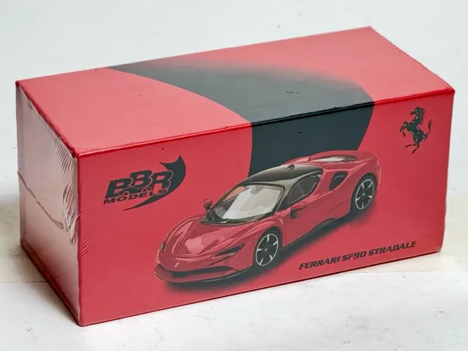 BBR 1:64 Ferrari SF90 Stradale Rosso Corsa