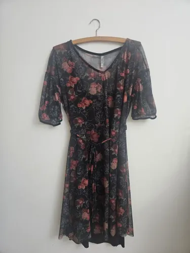 Vestido estampado outono-inverno