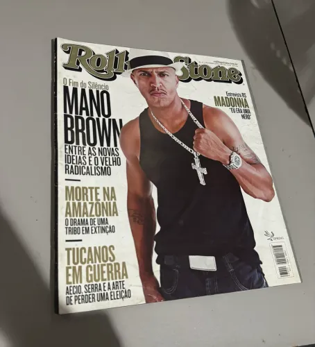 Revista Rolling Stone Capa Dupla ELVIS e MANO BROWN