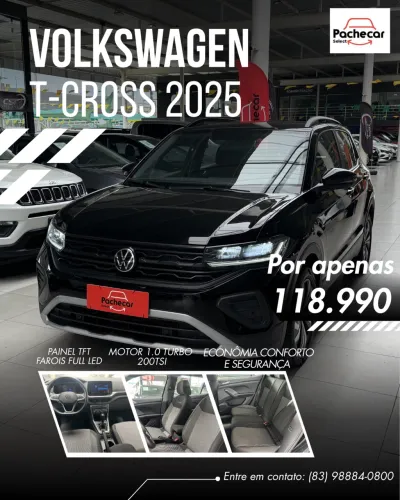 Volkswagen T-Cross 1.0 TSI Flex 12V 5P Aut. 2025