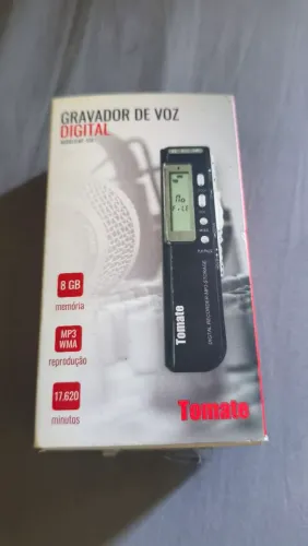 Gravador de Voz Digital 8GB
