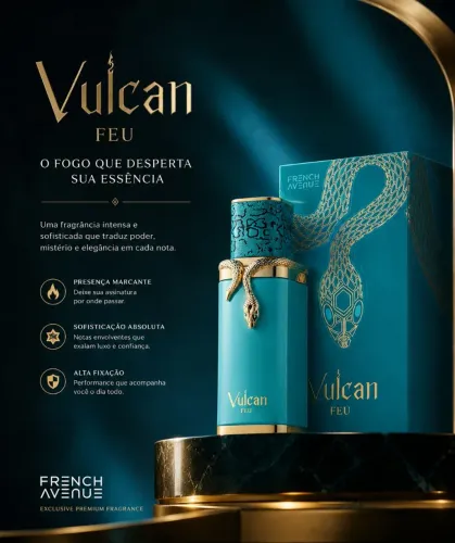 Perfume Vulcan feu lacrado