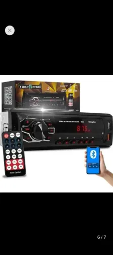 Som Automotivo Radio Bluetooth 25W FM USB Pen Drive BT Carro