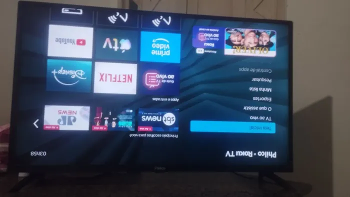 Tv Philco 39 polegada smart com aplicativo Roku