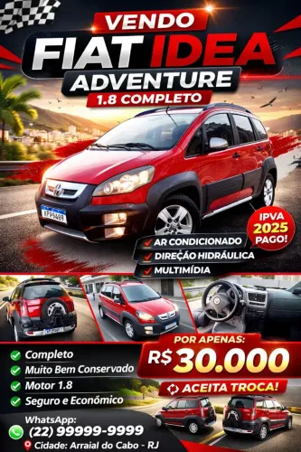 Fiat Idea Advent./ Adv.locker 1.8 MPI Flex 5P 2013