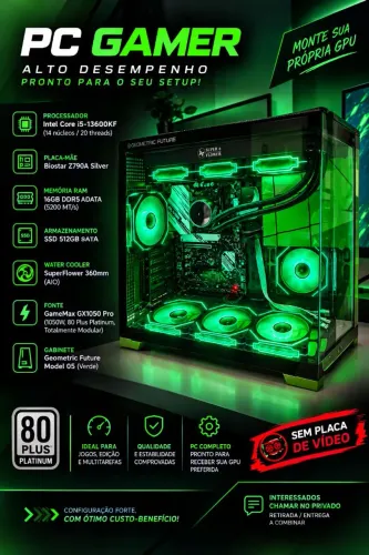 PC GAMER À VENDA - i5-13600KF | 16GB DDR5 | Z790