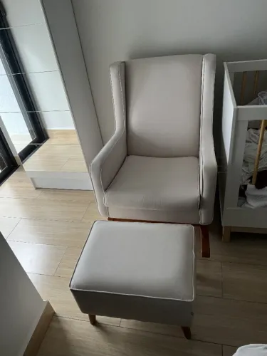 Poltrona de amamentação confortável (Abstratto Wind)