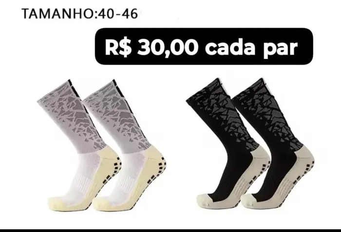 Meia de compressão meia canela