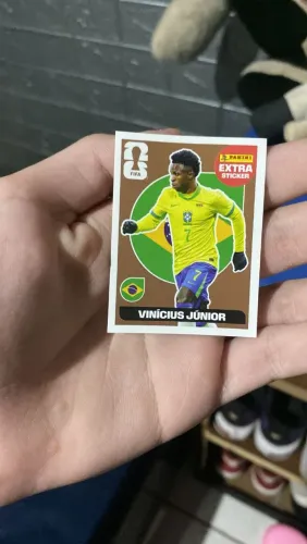 Figurinha vini Jr bronze legend 100 reais