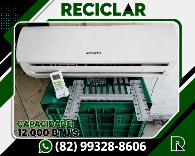 EVAPORADORA CONVENCIONAL, MARCA AGRATTO, 12.000 BTU's, FUNCIONANDO.