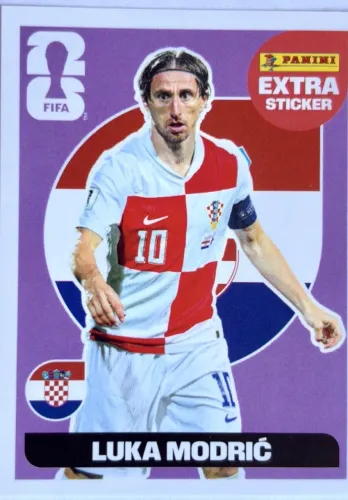 Figurinha extra roxa Luka Modric