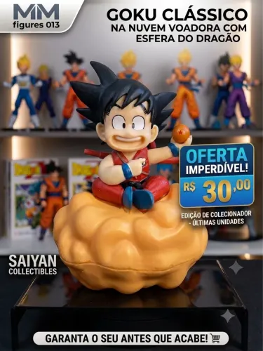 GOKU CLÁSSICO NA NUVEM VOADORA