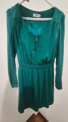 Vestido de inverno verde