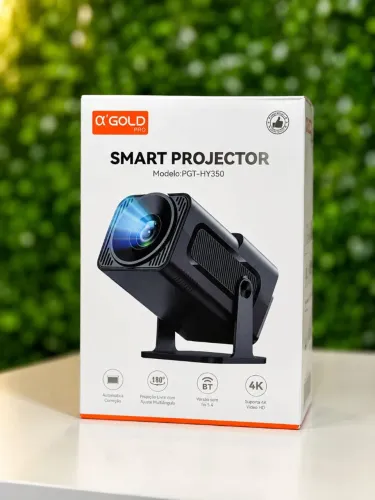 Projetor HY350 Android 11 | Suporte 4K | Bluetooth | Full HD | Pronta Entrega