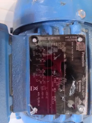 Motor de 0,25 CV com redutor de 40 RED