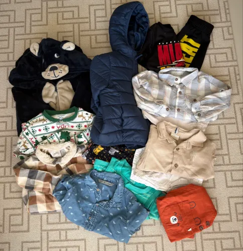 Lote roupas menino 1-2 anos Carters, Milon, Teddy Boom