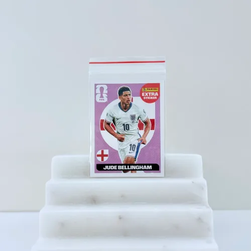 Figurinha Extra Sticker Lilás Jude Bellingham Copa do Mundo 2026