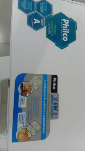 Freezer horizontal Philco 199 litros dupla função 220 v