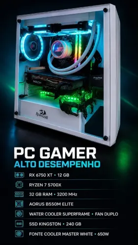Pc gamer alto desempenho