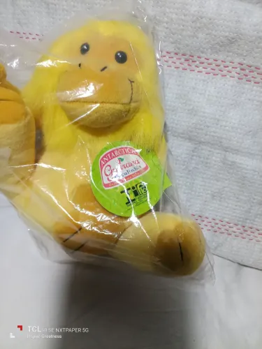 Pelúcia Caçulinha Antarctica Macaco Sagui Original com Etiqueta - Colecionável vintage