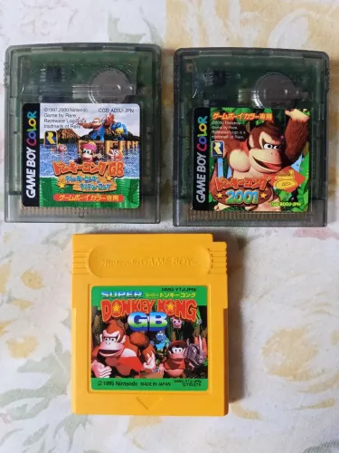 3 Cartuchos Donkey Kong GAME BOY/COLOR