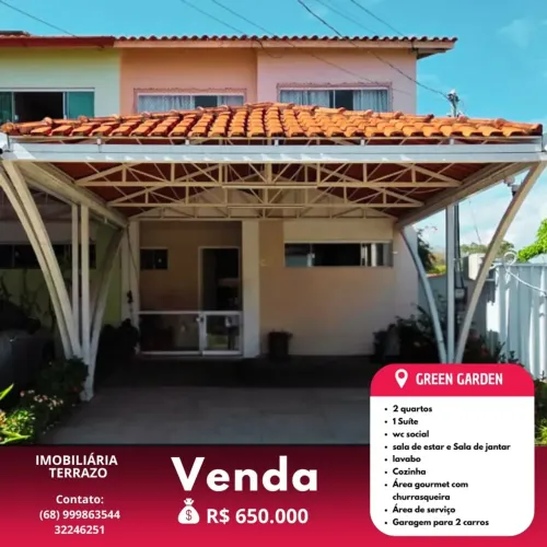 GREEN GARDEN- VENDA Rio Branco - AC