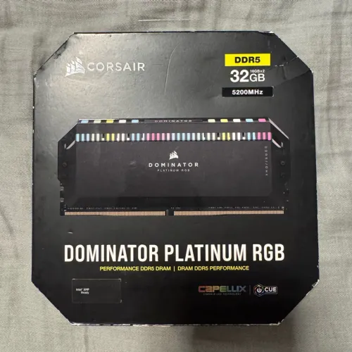 Memória ram Corsair Dominator Platinum RGB 32GB 5200mhz